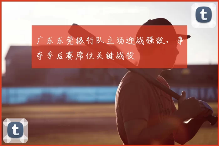 广东东莞银行队主场迎战强敌，争夺季后赛席位关键战役