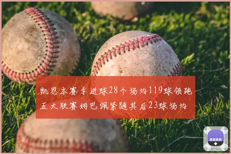 凯恩本赛季进球28个场均119球领跑五大联赛姆巴佩紧随其后23球场均115球
