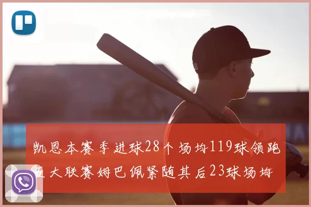 凯恩本赛季进球28个场均119球领跑五大联赛姆巴佩紧随其后23球场均115球